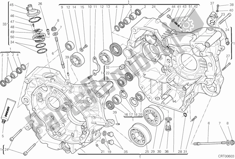 Wszystkie części do Korbowód Ducati Monster 696 USA 2012